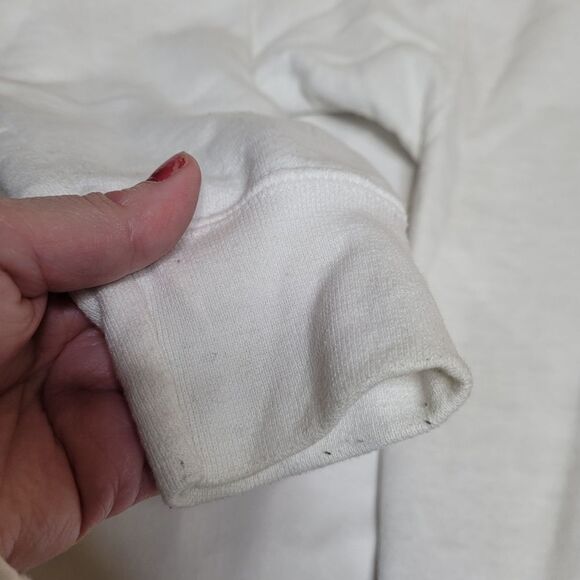 TEESPRING Santa's Favorite Ho‎ white crew neck sweatshirt unisex M - Picture 5 of 9